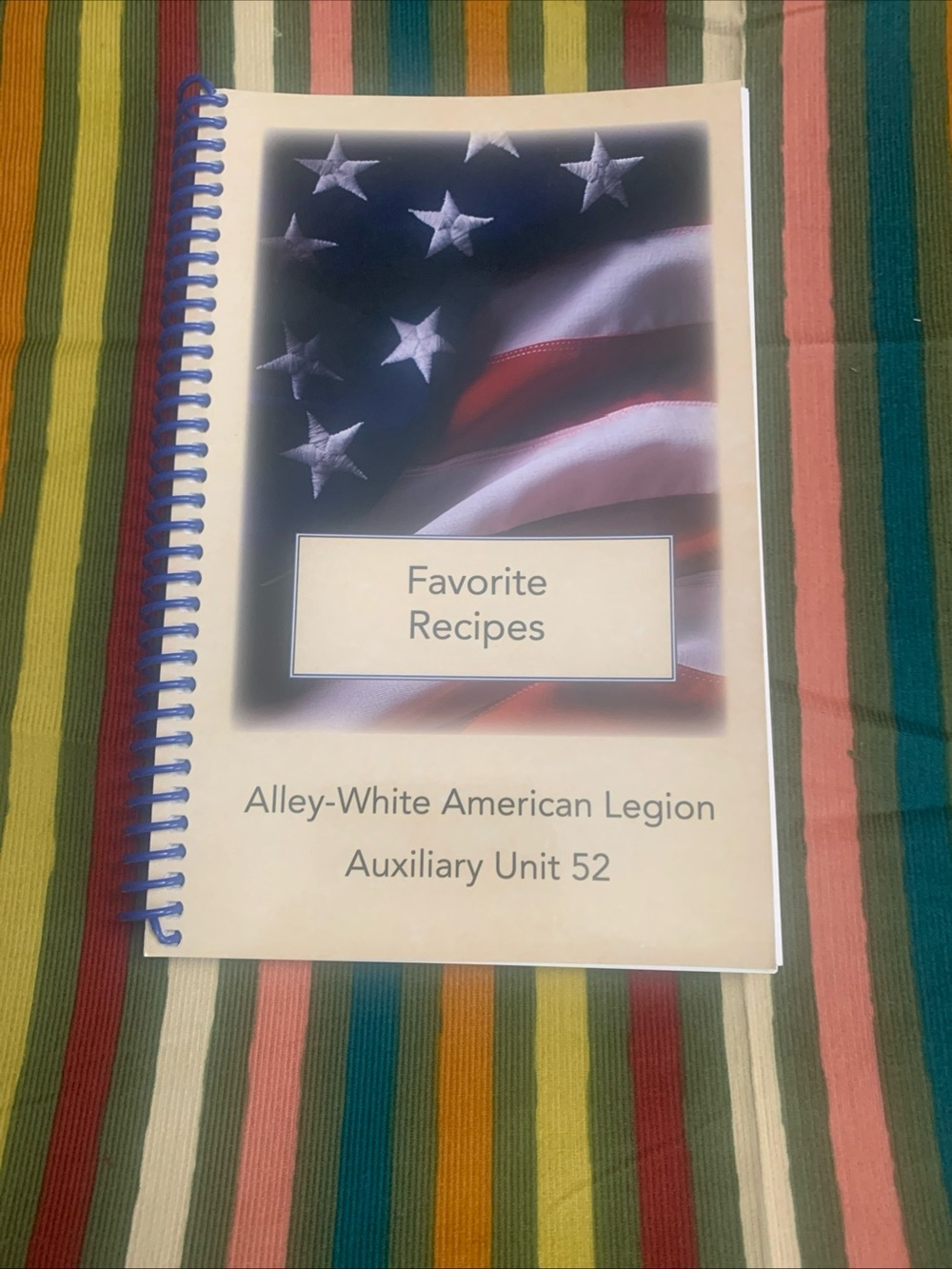 Favorite Recipes Cookbook - Blue Spiral